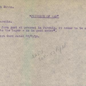 Soldier packet page