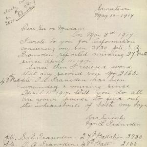 Soldier packet page