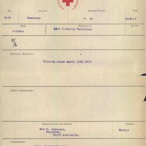 Soldier packet page