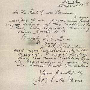 Soldier packet page