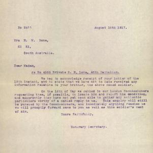 Soldier packet page