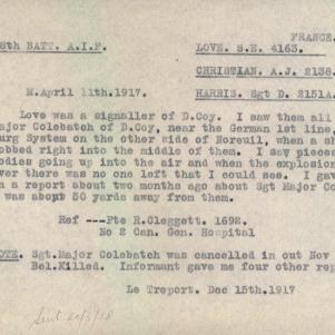 Soldier packet page
