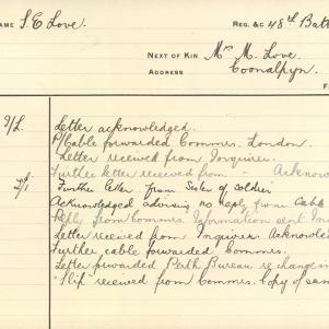 Soldier packet page