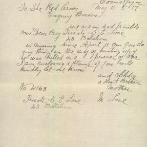 Soldier packet page