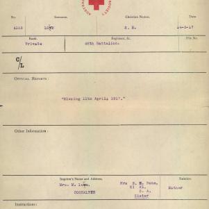 Soldier packet page