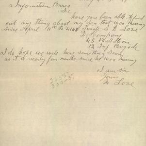 Soldier packet page