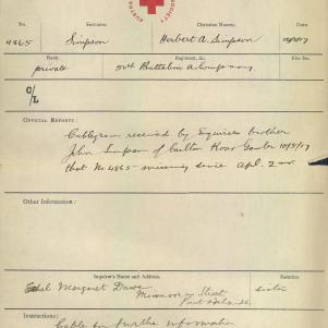 Soldier packet page
