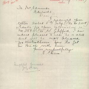 Soldier packet page