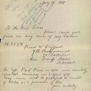 Soldier packet page