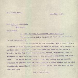 Soldier packet page