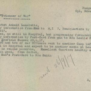 Soldier packet page