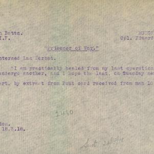 Soldier packet page