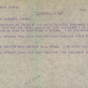Soldier packet page
