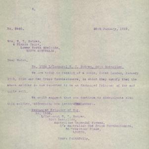 Soldier packet page