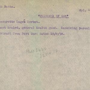 Soldier packet page
