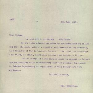 Soldier packet page