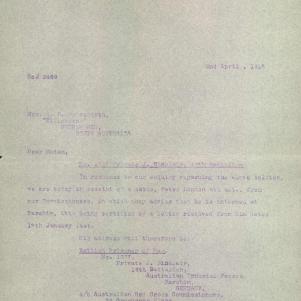 Soldier packet page