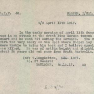 Soldier packet page