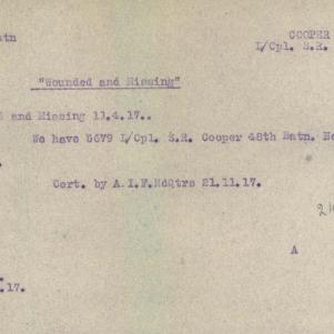 Soldier packet page
