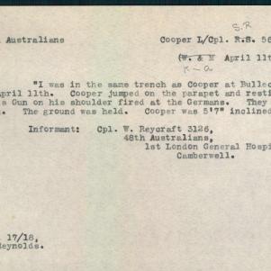 Soldier packet page