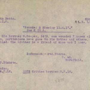 Soldier packet page