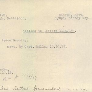 Soldier packet page