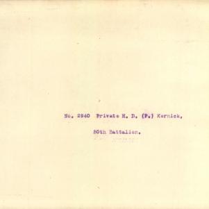 Soldier packet page