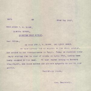 Soldier packet page