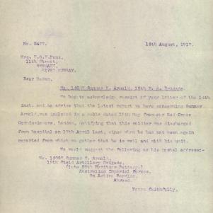 Soldier packet page