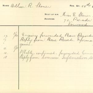 Soldier packet page