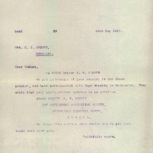Soldier packet page