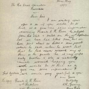 Soldier packet page