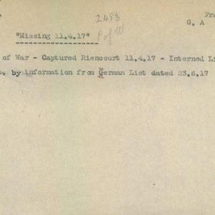 Soldier packet page