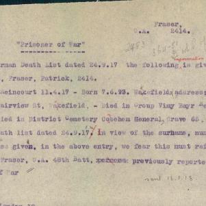 Soldier packet page