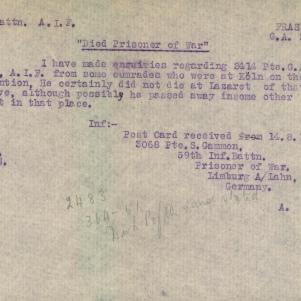 Soldier packet page