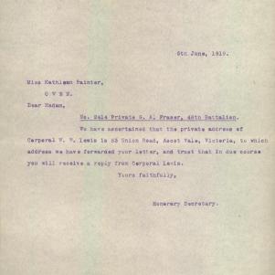 Soldier packet page