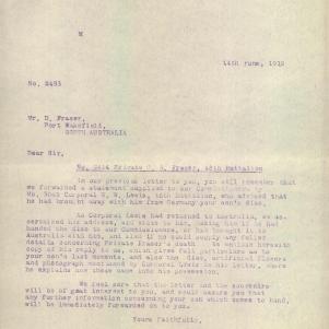 Soldier packet page