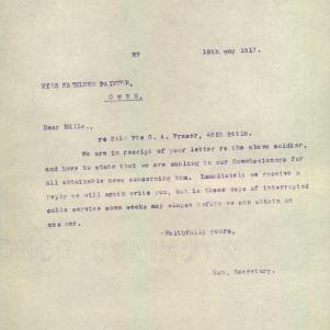 Soldier packet page