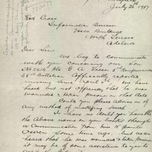 Soldier packet page