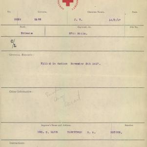 Soldier packet page
