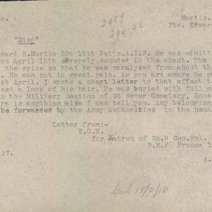 Soldier packet page