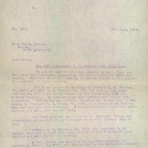 Soldier packet page