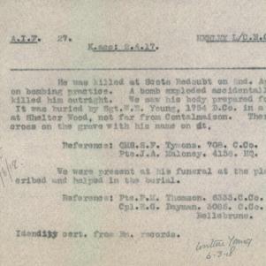 Soldier packet page