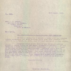 Soldier packet page