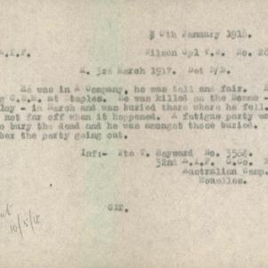 Soldier packet page
