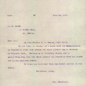 Soldier packet page