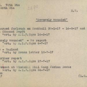 Soldier packet page