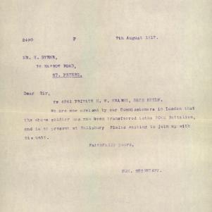 Soldier packet page