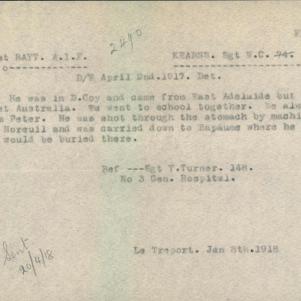 Soldier packet page