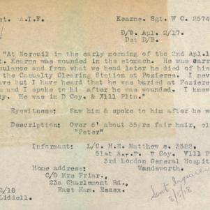 Soldier packet page